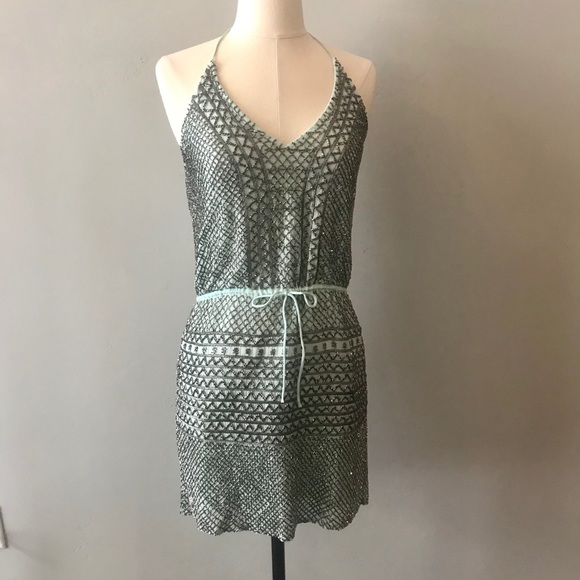 Geometric beaded dress by lotus threads - Picture 3 of 5